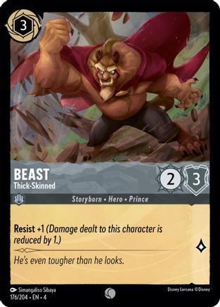 Beast - Thick-Skinned FRANÇAIS (176/204) - RU - Commune - Cold Foil