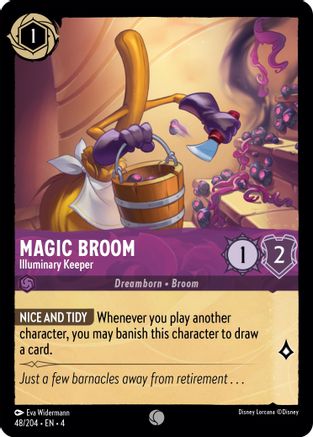Magic Broom - Illuminary Keeper FRANÇAIS (48/204) - RU - Commune
