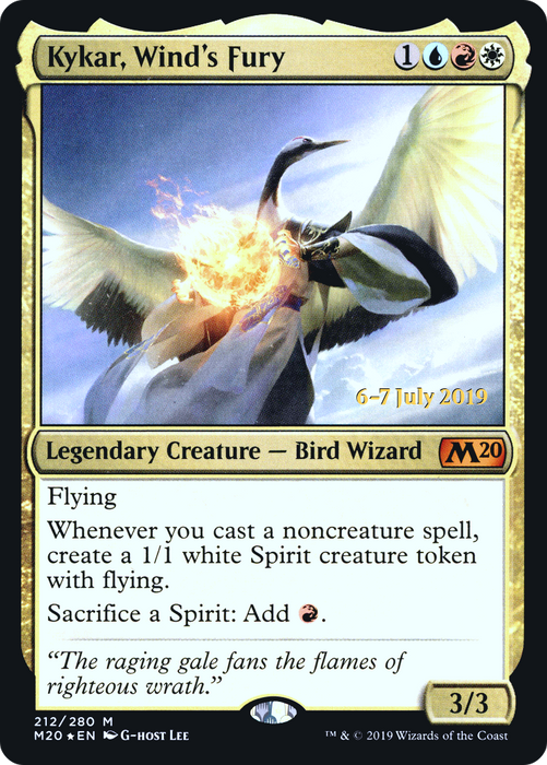 Kykar, Wind's Fury (PRE-212S) - mythic - Foil