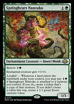 Springheart Nantuko (MH3-171) - rare: (enchantment) - Foil
