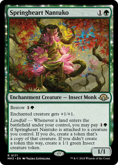 Springheart Nantuko (MH3-171) - rare: (enchantment)