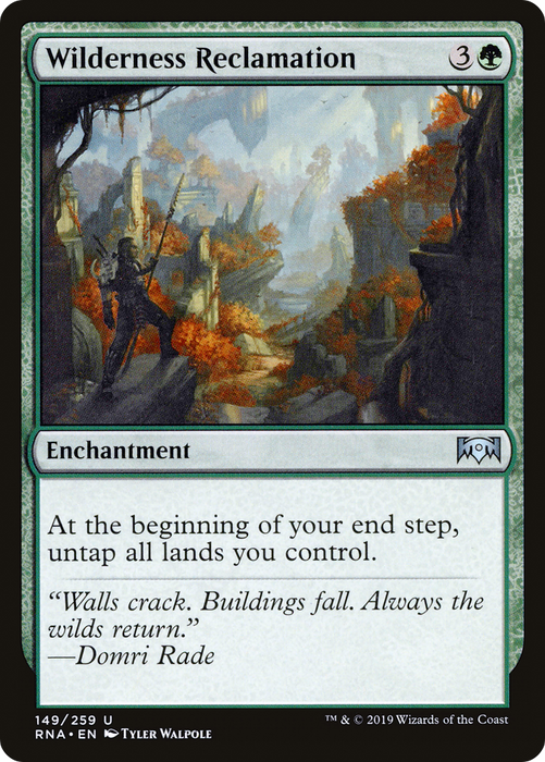 Wilderness Reclamation (RNA-149) - uncommon - Foil
