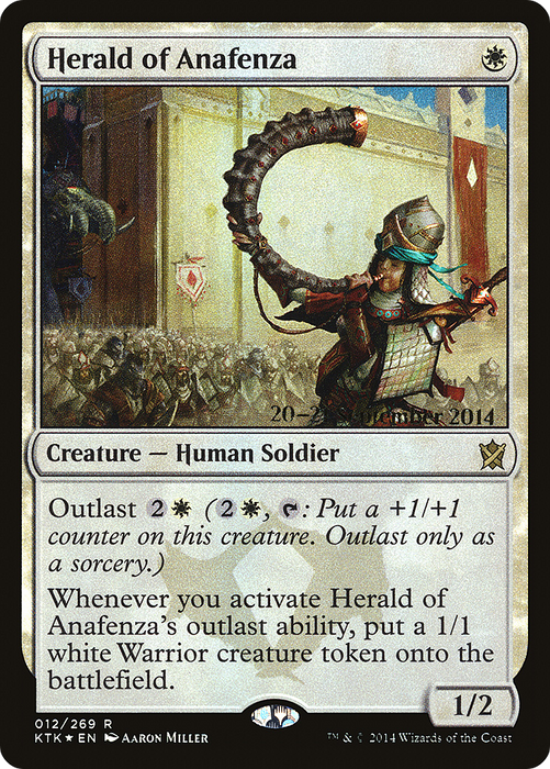 Herald of Anafenza (PRE-12S) - rare - Foil