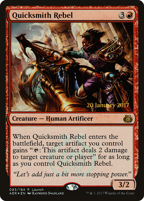 Quicksmith Rebel (LARP-093) - rare - Foil