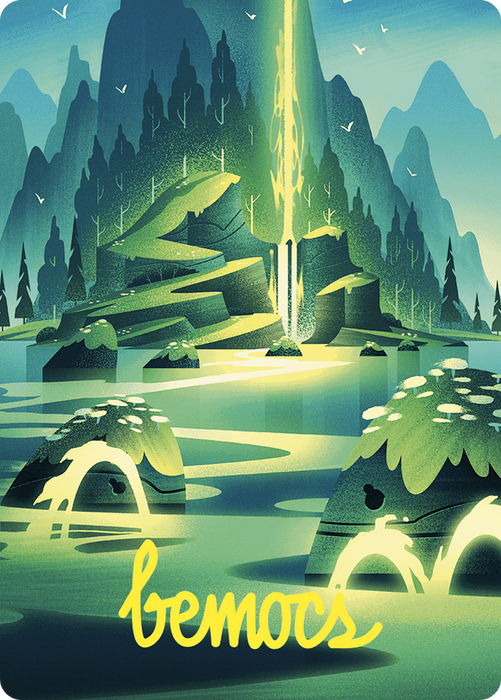 Leyline of Abundance // Leyline of Abundance (AWOE-073) - common (Borderless) - Foil