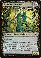 Dawnhart Wardens (MID-308) - uncommon: (Showcase) - Foil