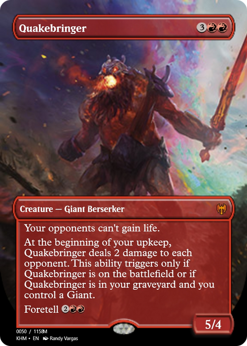Quakebringer (PRM-88300) - mythic - Foil