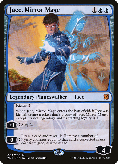 Jace, Mirror Mage (PPZNR-63P) - mythic