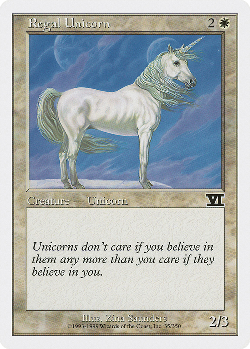 Regal Unicorn (6ED-035) - common