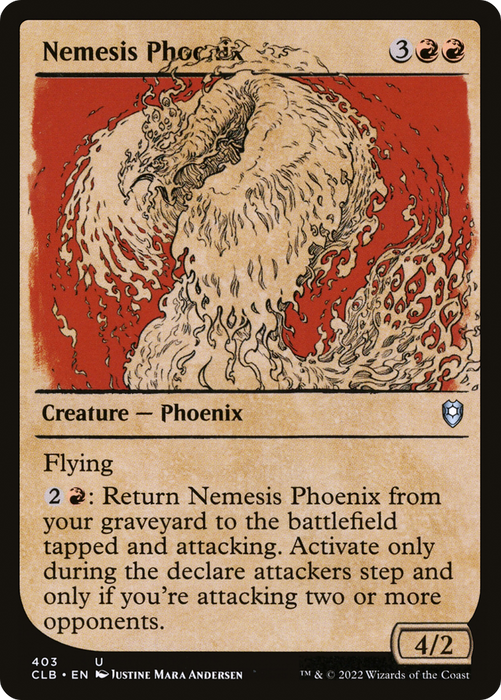 Nemesis Phoenix (CLB-403) - uncommon: (Showcase)