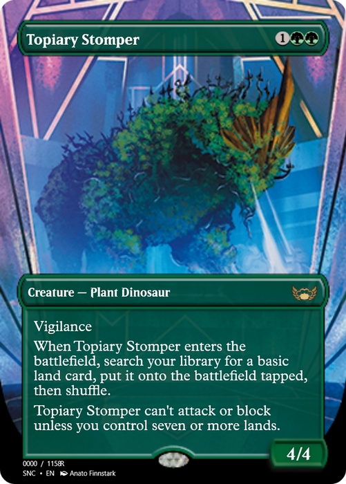 Topiary Stomper (PRM-99711) - rare - Foil
