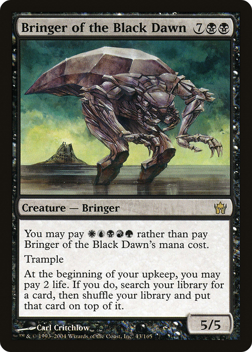 Bringer of the Black Dawn (5DN-043) - rare