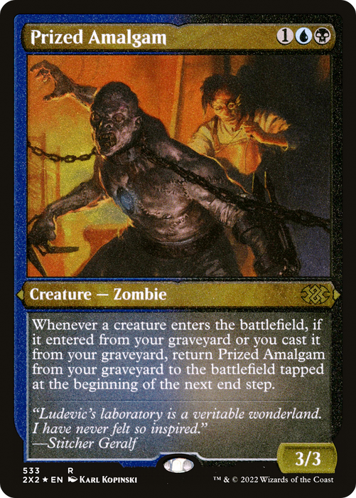Prized Amalgam (2X2-533) - rare - Etched Foil