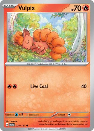 Vulpix (026/167) - STM  - Common