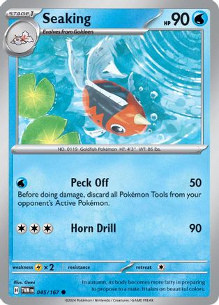 Seaking (045/167) - STM  - Common - Reverse Holofoil