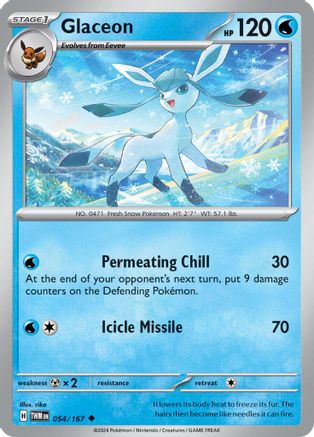 Glaceon (054/167) - STM  - Uncommon - Reverse Holofoil