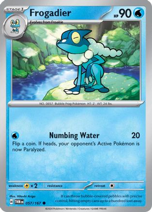 Frogadier (057/167) - STM  - Common - Reverse Holofoil