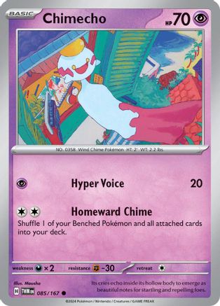 Chimecho (085/167) - STM  - Common - Reverse Holofoil