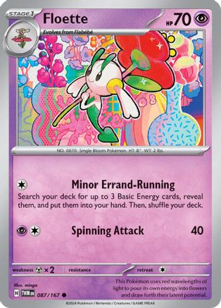 Floette (087/167) - STM  - Common - Reverse Holofoil