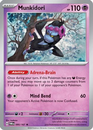 Munkidori (095/167) - STM  - Rare - Reverse Holofoil