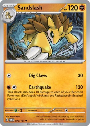 Sandslash (098/167) - STM  - Uncommon