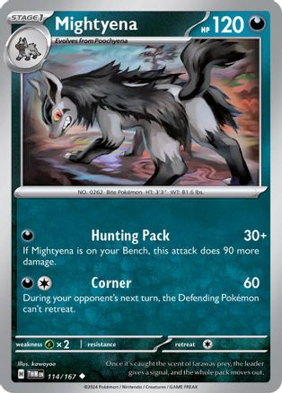 Mightyena (114/167) - STM  - Uncommon
