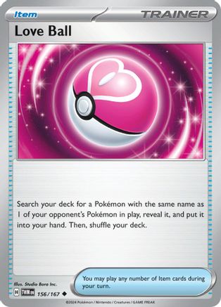 Love Ball (156/167) - STM  - Uncommon - Reverse Holofoil