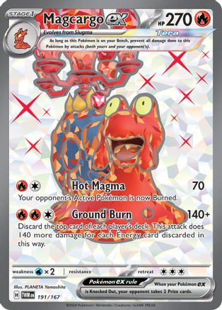 Magcargo ex (191/167) - STM  - Ultra Rare - Holofoil