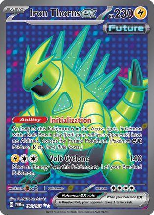 Iron Thorns ex (196/167) - STM  - Ultra Rare - Holofoil