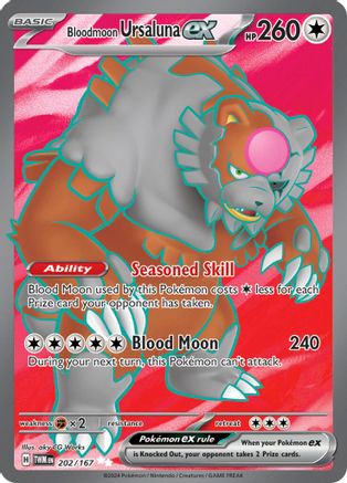 Bloodmoon Ursaluna ex (202/167) - STM  - Ultra Rare - Holofoil