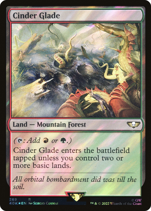 Cinder Glade (40K-269★) - rare - Foil