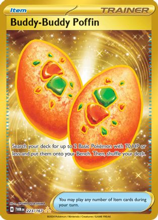 Buddy-Buddy Poffin (223/167) - STM  - Hyper Rare - Holofoil