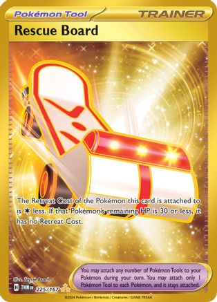Rescue Board (225/167) - STM  - Hyper Rare - Holofoil