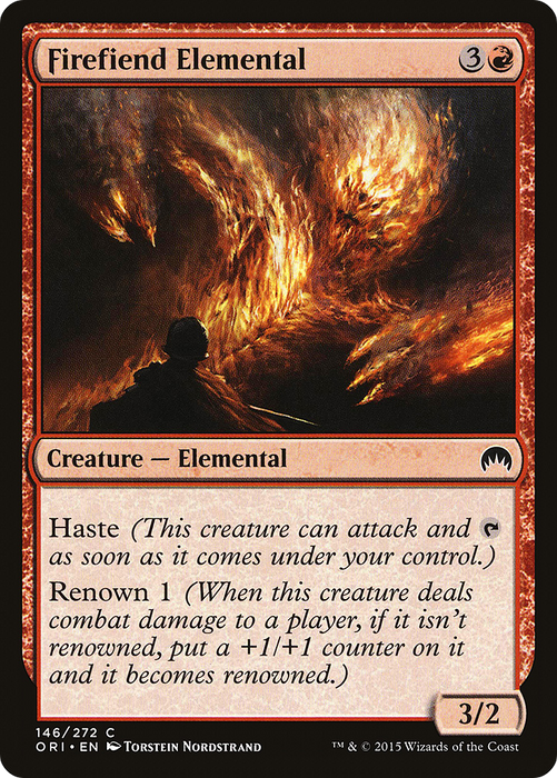 Firefiend Elemental (ORI-146) - common - Foil
