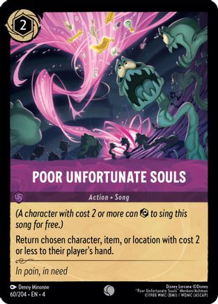 Poor Unfortunate Souls FRANÇAIS (60/204) - RU - Commune - Cold Foil