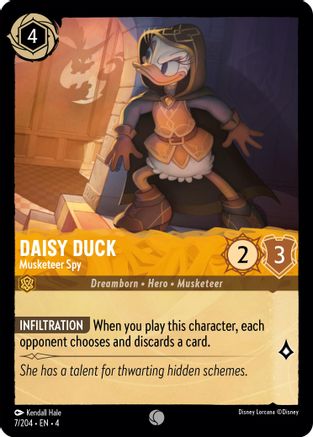 Daisy Duck - Musketeer Spy (7/204) - Common