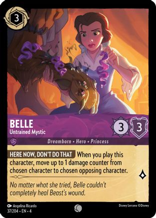 Belle - Untrained Mystic (37/204) - Common - Cold Foil