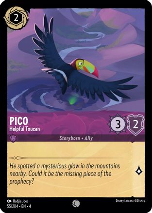 Pico - Helpful Toucan (55/204) - Common - Cold Foil