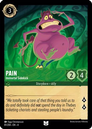 Pain - Immortal Sidekick (81/204) - Uncommon - Cold Foil