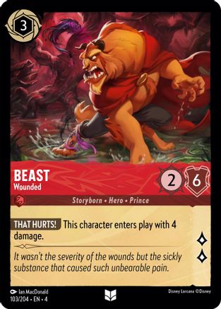 Beast - Wounded FRANÇAIS (103/204) - RU - Inhabituelle