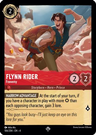 Flynn Rider - Frenemy FRANÇAIS (106/204) - RU - Très Rare