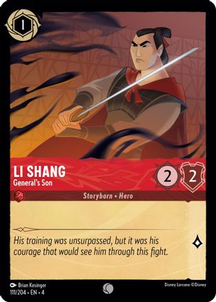 Li Shang - General's Son FRANÇAIS (111/204) - RU - Commune - Cold Foil