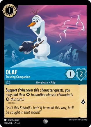 Olaf - Trusting Companion (150/204) - Common - Cold Foil