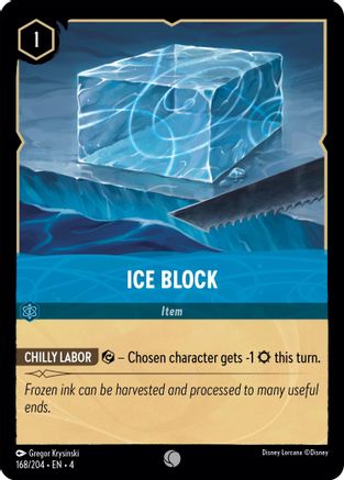 Ice Block FRANÇAIS (168/204) - RU - Commune - Cold Foil