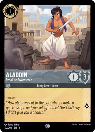 Aladdin - Resolute Swordsman FRANÇAIS (172/204) - RU - Commune