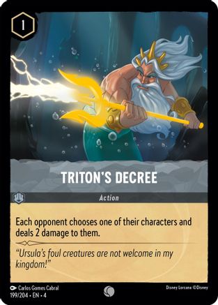 Triton's Decree FRANÇAIS (199/204) - RU - Commune - Cold Foil