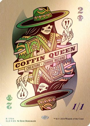 Coffin Queen (Rainbow Foil) (SLD-1704) - rare - Foil