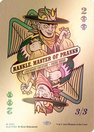 Rankle, Master of Pranks (Rainbow Foil) (SLD-1707) - rare - Foil