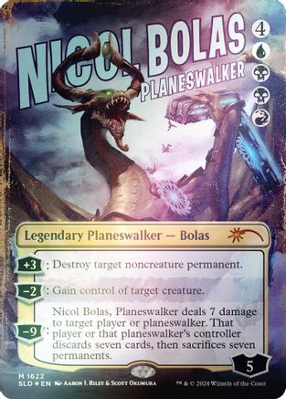 Nicol Bolas, Planeswalker (Rainbow Foil) (SLD-1622) - mythic - Foil