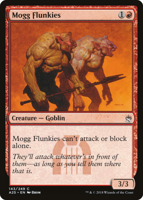 Mogg Flunkies (A25-143) - common - Foil